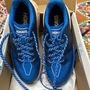 HOKA One One Women’s Blue Speedgoat 4 Trail Running Shoes NIB size 8.5